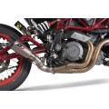 QD Exhaust GUNSHOT 60 Exhaust for the Indian FTR 1200 (Flat Track Racer) (18-20 Euro 4 only)
